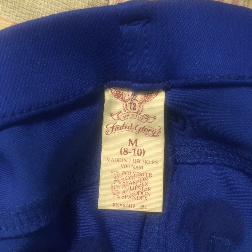 Blue capris - Picture 3 of 3